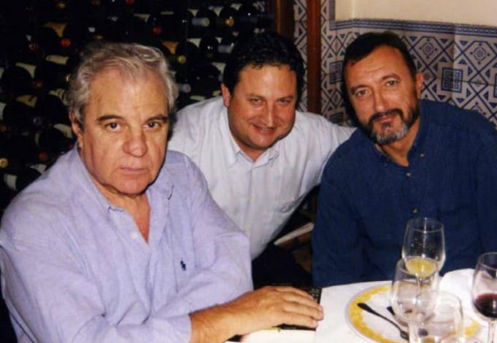 Juan Marsé, José Luis Ferris y Arturo Pérez-Reverte