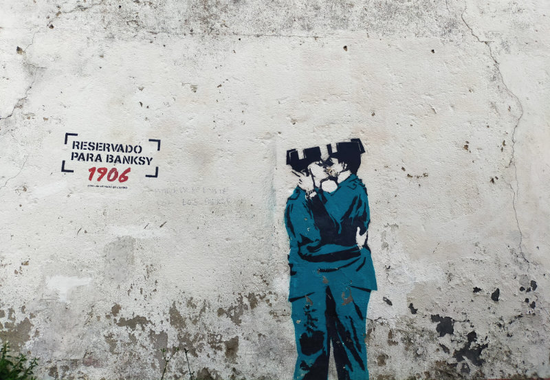 Banksy en el Barrio de Canido