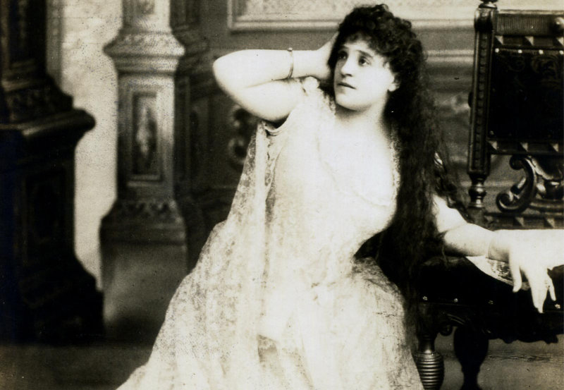 Marcella Sembrich como Lucia di Lammermoor. Archivo Metropolitan Opera New York. 1883