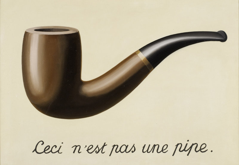 La traición de las imágenes. Rene Magritte.