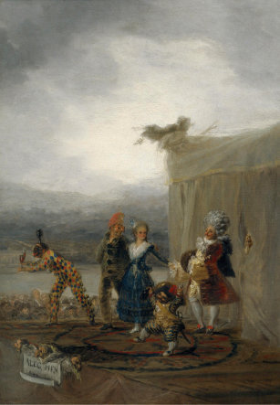 Cómicos ambulantes, de Francisco de Goya 1793. Museo del Prado.