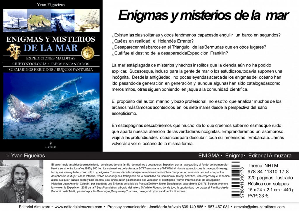 Enigmas y misterios del mar. Ficha técnica.