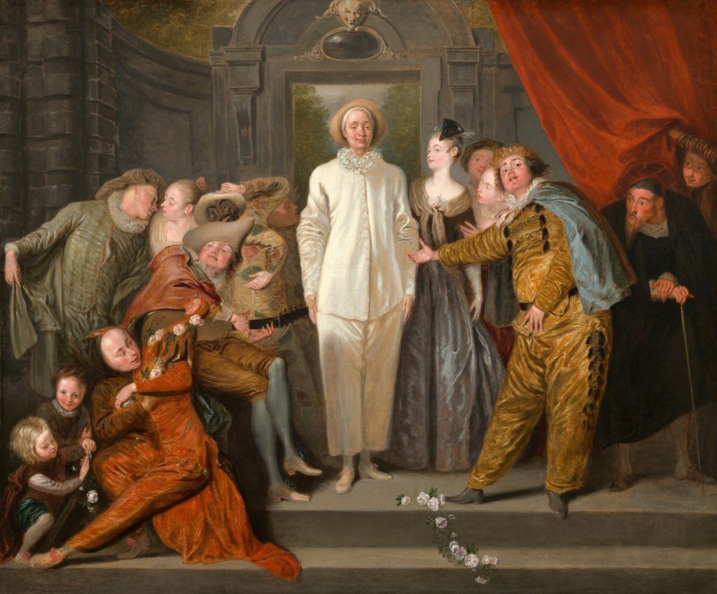 Servapadrona3 : Los comediantes italianos –  Antoine Watteau – 1720 - National Gallery of Art, Washington DC 