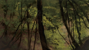 El cuadro de El bosque en silencio