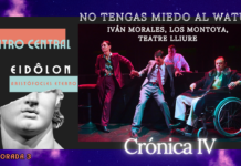 NO TENGAS MIEDO AL WATUSI – Iván Morales, Los Montoya, Teatre Lliure – “EL DÍA DEL WATUSI” El día del Watusi, Iván Morales, Alberto Revidiego, Teatro Clásico, EIDÔLON – Aristófocles eterno, Teatro Central