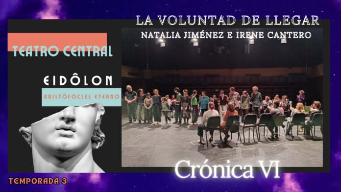 Natalia Jiménez, Irene Cantero, COREOS COROS CORROS, Alberto Revidiego, Teatro Clásico, EIDÔLON – Aristófocles eterno, Teatro Central