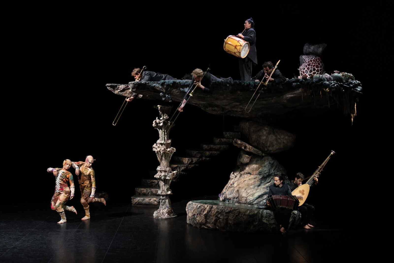 Último helecho, Nina Laisné, François Chaignaud, Nadia Larcher, Alberto Revidiego, Teatro Clásico, EIDÔLON, Aristófocles eterno, Teatro Central